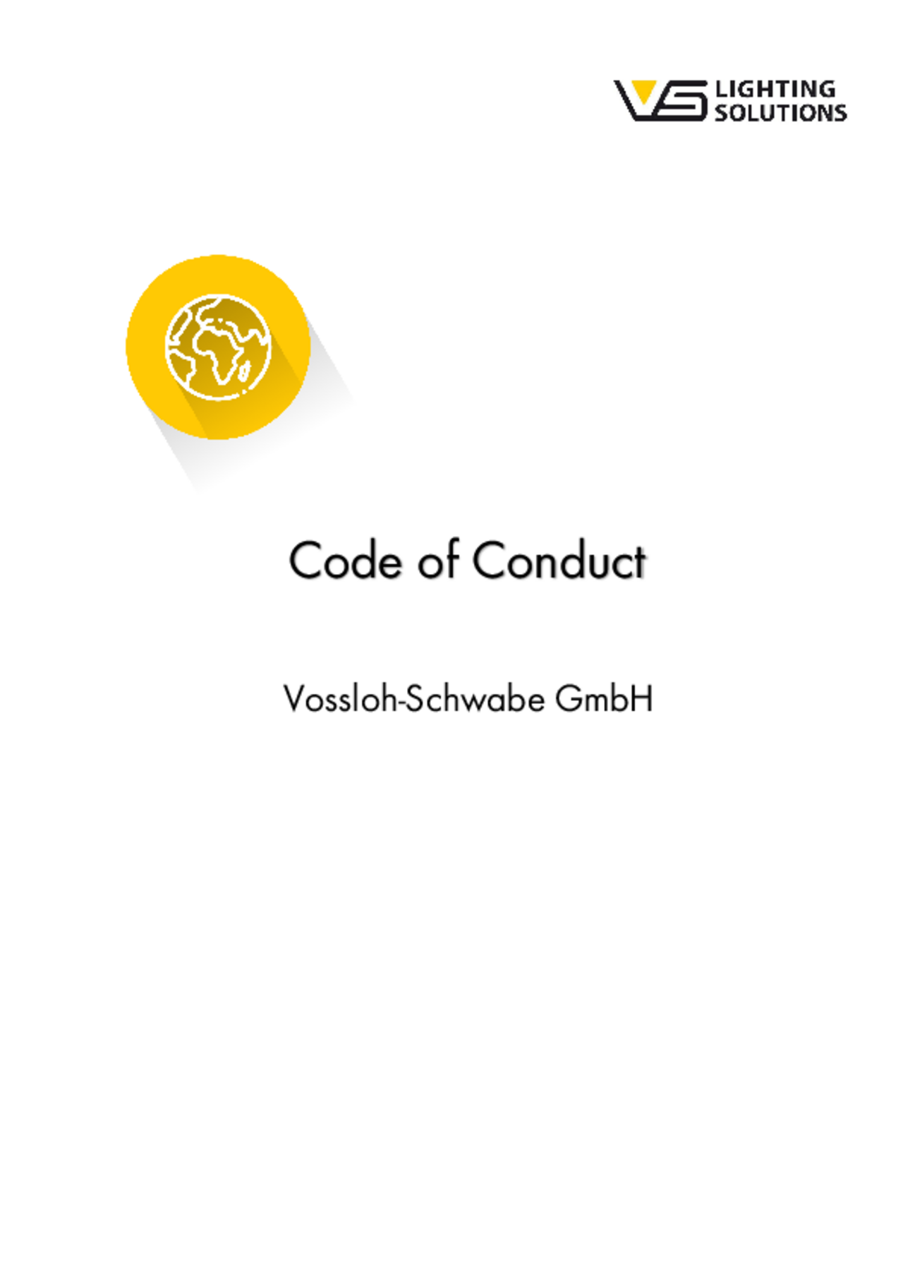 Code of conduct VS GmbH