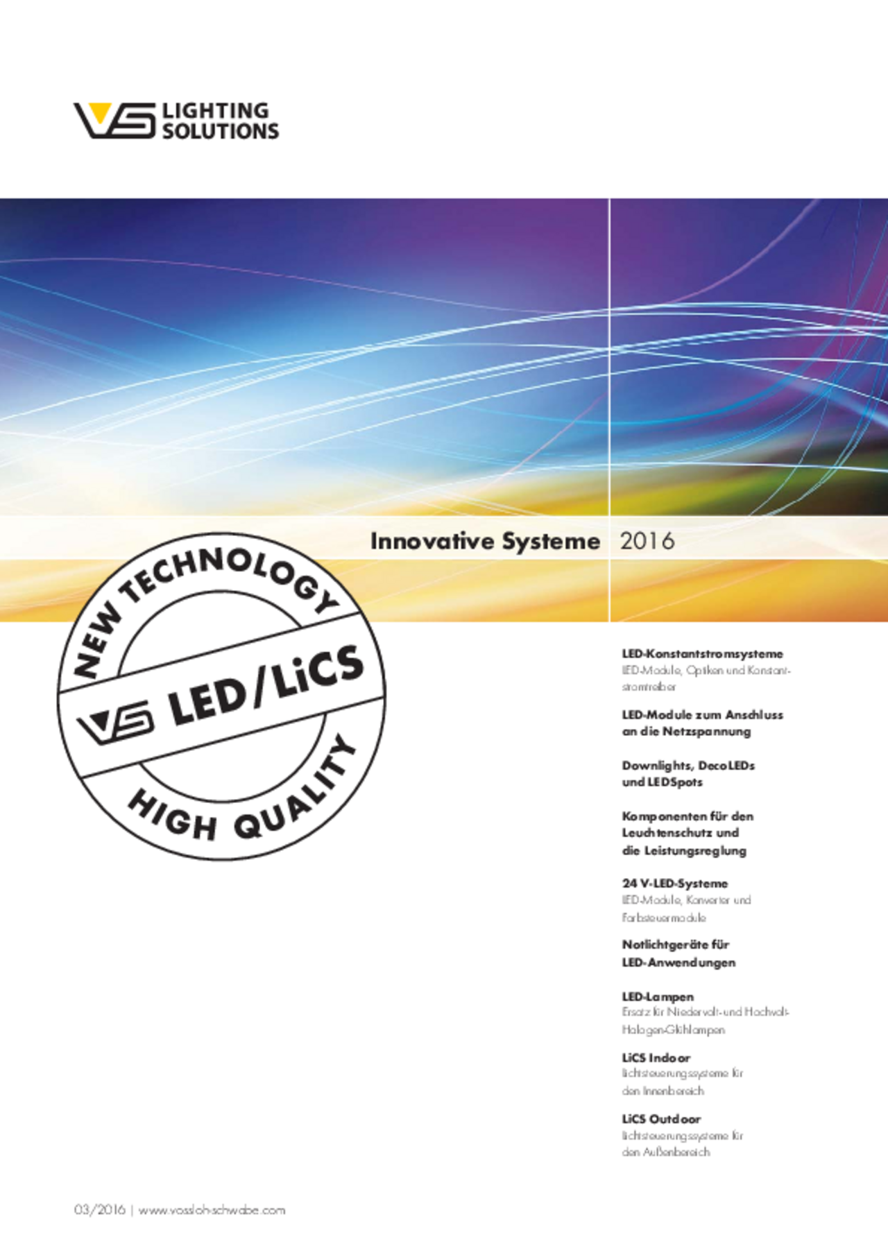 Innovative Systeme Katalog 2016 (DE)